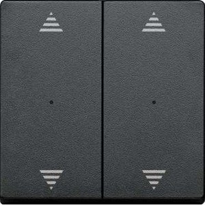 Фото Schneider Electric System M MTN625814 Клавиша двойная со стрелками вверх/вниз (KNX, антрацит)