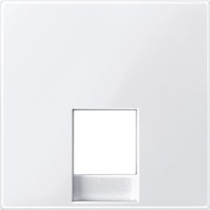 Фото Schneider Electric System M MTN469625 Крышка розетки телефонной (RJ11/RJ12, белая)