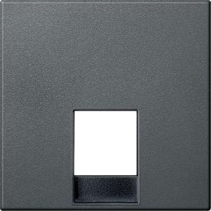 Фото Schneider Electric System M MTN463514 Крышка розетки телефонной (RJ11/RJ12, антрацит)