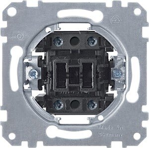 Фото Schneider Electric System M QuickFlex MTN311201 Выключатель одноклавишный двухполюсной (20 А, механизм, скрытая установка)