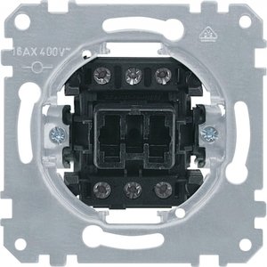 Фото Schneider Electric System M QuickFlex MTN311300 Выключатель одноклавишный трехполюсной (16 А, механизм, подсветка, скрытая установка)