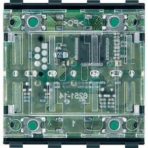 Фото Schneider Electric System M MTN625299 Выключатель двухкнопочный (KNX, механизм, индикация, скрытая установка)