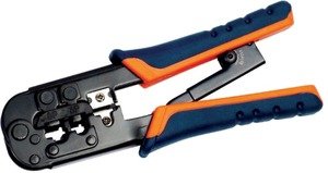Фото IEK TM1-B11H ITK Инструмент обжимной для RJ-45, RJ-12, RJ-11