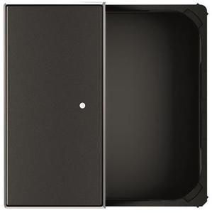 Фото ABB Sky Niessen 2CLA852640A1501 Клавиша двойная (с подсветкой, черный бархат)