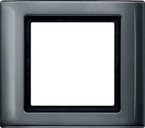 Фото Schneider Electric Merten Aquadesign MTN400114 Рамка 1-постовая (IP44, универсальная, антрацит)