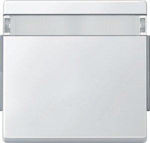 Фото Schneider Electric Merten Aquadesign MTN343919 Клавиша одиночная с полем для надписи (IP44, полярно-белая)