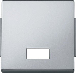Фото Schneider Electric Merten Aquadesign MTN343860 Клавиша одиночная с окошком для символа (IP44, алюминий)