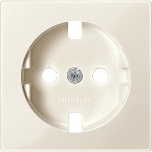 Фото Schneider Electric System M MTN2331-0344 Крышка розетки (2P+E, бежевая)