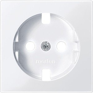 Фото Schneider Electric System M MTN2331-0325 Крышка розетки (2P+E, белая)