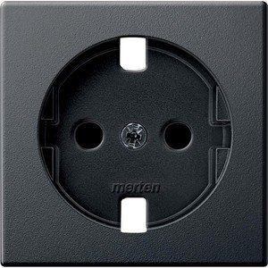Фото Schneider Electric System M MTN2331-0414 Крышка розетки (2P+E, антрацит)