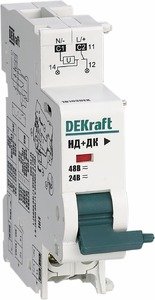 Фото DEKraft 18103DEK Расц. незав. c доп. контактом 24В, 48В AC_DC для ВА-101 нов.