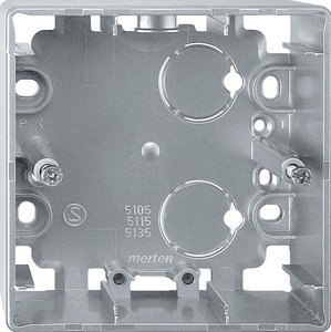 Фото Schneider Electric Merten M-Smart MTN510560 Коробка для наружного монтажа (универсальная, алюминий)