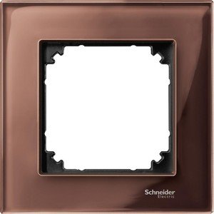 Фото Schneider Electric Merten M-Elegance MTN4010-3215 Рамка 1-постовая (универсальная, махагон)