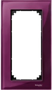 Фото Schneider Electric Merten M-Elegance MTN4025-3206 Рамка 2-постовая (универсальная, без перегородки, рубин)