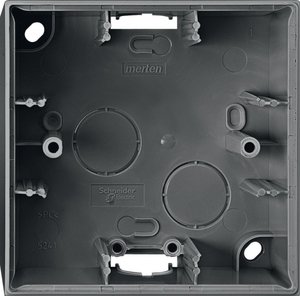 Фото Schneider Electric Merten M-Elegance MTN524114 Коробка для наружного монтажа (универсальная, антрацит)