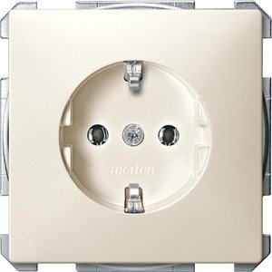 Фото Schneider Electric Merten Artec/Antique MTN2401-4044 Розетка с заземляющим контактом (16 А, под рамку, скрытая установка, бежевая)