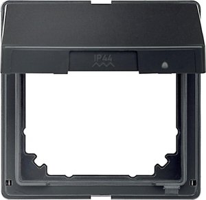 Фото Schneider Electric Merten Aquadesign MTN516514 Рамка монтажная (IP44, крышка, антрацит)