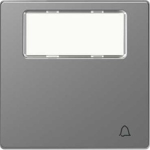 Фото Schneider Electric Merten D-Life MTN3365-6036 Клавиша одиночная "Звонок" (поле для надписи, нержавеющая сталь)