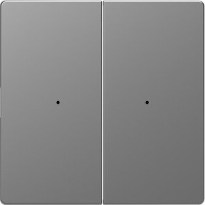 Фото Schneider Electric Merten D-Life PlusLink MTN5220-6036 Клавиша двойная (нержавеющая сталь)