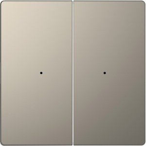 Фото Schneider Electric Merten D-Life PlusLink MTN5220-6050 Клавиша двойная (никель)