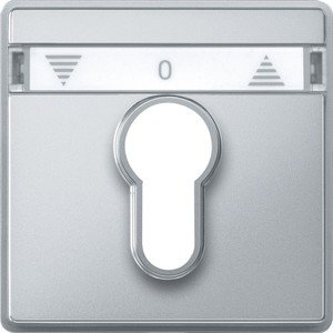 Фото Schneider Electric Merten D-Life MTN348260 Передняя панель для полуцилиндрических замков (алюминий)