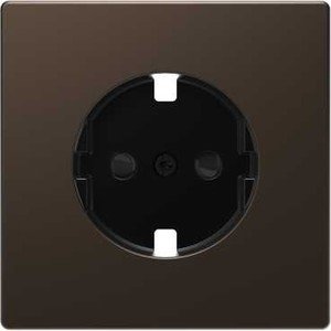 Фото Schneider Electric System M MTN2330-6052 Крышка розетки (2P+E, шторки, мокко)