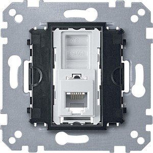 Фото Schneider Electric System M MTN463500 Розетка телефонная (RJ12, 6P6C, механизм, скрытая установка)