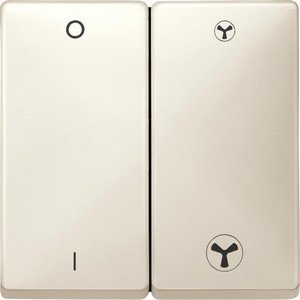 Фото Schneider Electric Merten Artec/Antique MTN411944 Клавиша для механизма выключателя вентиляции двойная (бежевая)