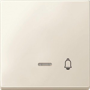 Фото Schneider Electric Merten Artec/Antique MTN437844 Клавиша выключателя "Звонок" одиночная (линза индикатора, бежевая)