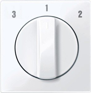 Фото Schneider Electric Merten System M MTN567325 Передняя панель для роторного переключателя (белая)