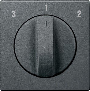 Фото Schneider Electric Merten System M MTN437114 Передняя панель для роторного переключателя (антрацит)