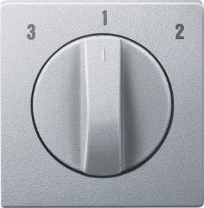 Фото Schneider Electric Merten System M MTN437160 Передняя панель для роторного переключателя (алюминий)