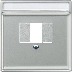Фото Schneider Electric Merten Artec MTN297846 Крышка розетки информационной (RJ11/RJ45/Audio/USB, TAE, стальная)