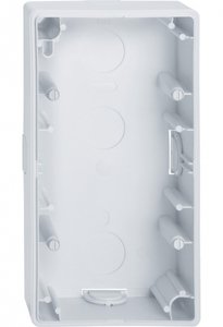 Фото Schneider Electric Merten Artec MTN512225 Коробка двойная для наружного монтажа (универсальная, белая)