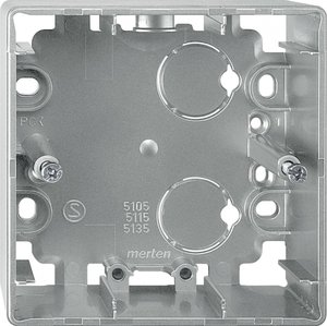 Фото Schneider Electric Merten Artec MTN513546 Коробка для наружного монтажа (универсальная, стальная)