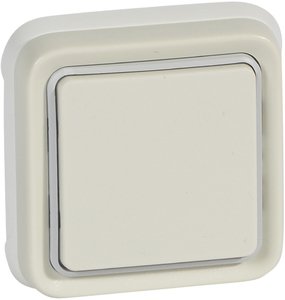 Фото Legrand Plexo 069851 Переключатель одноклавишный (10 А, IP55, в сборе, скрытая установка, белый)
