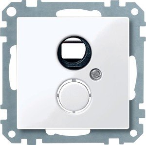 Фото Schneider Electric System M MTN290325 Крышка розетки аудио (DIN, белая)