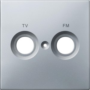 Фото Schneider Electric Merten Artec/Antique MTN299760 Крышка розетки телевизионной (TV+Radio, алюминий)