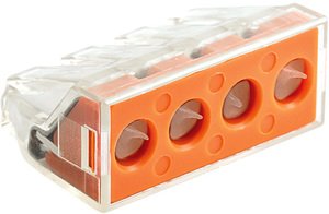 Фото EKF plc-smk-773-174 Клемма СМК 773-174 (с пастой), 4 отверстия, 2,5-6,0 мм2 (уп.50шт.) PROxima