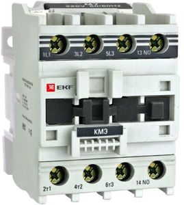 Фото EKF ctr-s-25-220-nc Контактор КМЭ малогабаритный 25А 220В 1NC PROxima