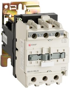 Фото EKF ctr-s-50-24-nc-p Контактор КМЭп малогабаритный 50А 24В DC 1NO 1NC PROxima