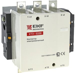 Фото EKF ctr-b-630 Контактор КТЭ 630А 230В NO PROxima