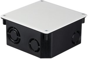 Фото EKF plc-kmt-010-006 Коробка распаячная КМТ-010-006 с крышкой для твердых стен (107х107х50) с саморезами IP20 PROxima