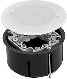 Фото EKF plc-kmp-020-027 Коробка универсальная КМП-020-027 с металлическими лапками, клеммником и крышкой (80х45) PROxima