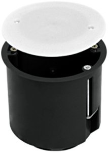 Фото EKF plc-kmp-020-028 Коробка универсальная установочная КМП-020-028 углубленная с металлическими лапками и крышкой (80х70) PROxima