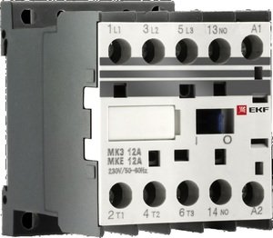 Фото EKF Mctr-s-6-230 Миниконтактор МКЭ 6А 230В 1NO PROxima