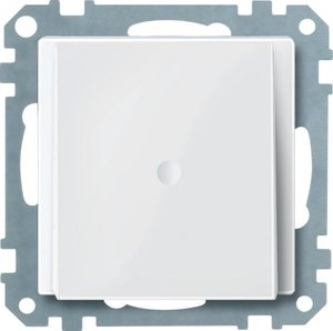 Фото Schneider Electric Merten System M MTN296819 Вывод кабеля (под рамку, скрытая установка, полярно-белый)