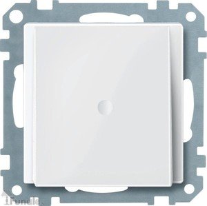 Фото Schneider Electric Merten System M MTN296825 Вывод кабеля (под рамку, скрытая установка, белый)