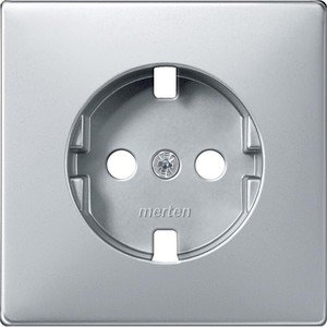 Фото Schneider Electric Merten Artec/Antique MTN2331-4060 Крышка розетки (2P+E, алюминий)