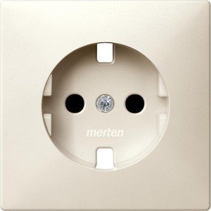 Фото Schneider Electric Merten Artec/Antique MTN2330-4044 Крышка розетки (2P+E, шторки, бежевая)